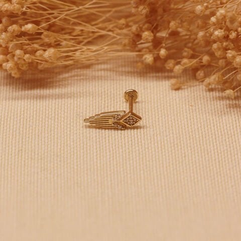 Spear Tragus Piercing