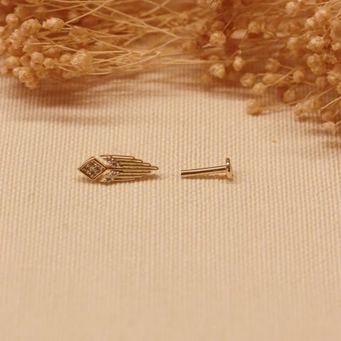 Spear Tragus Piercing