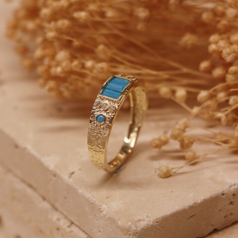 Assos Blue Modern Yüzük