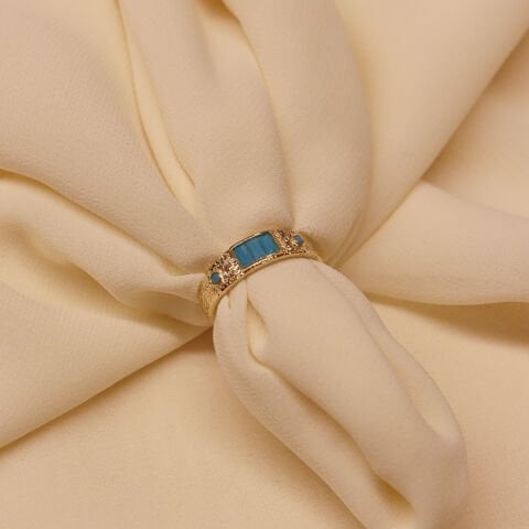 Assos Blue Modern Yüzük