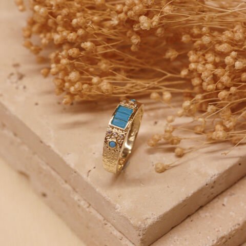 Assos Blue Modern Yüzük