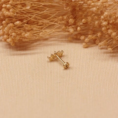 Üç Markiz Taşlı Tragus Piercing