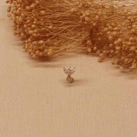 3 Markiz Taşlı Sallantılı Tragus Piercing