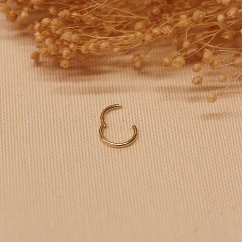 0.6 Cm Düz Helix Piercing