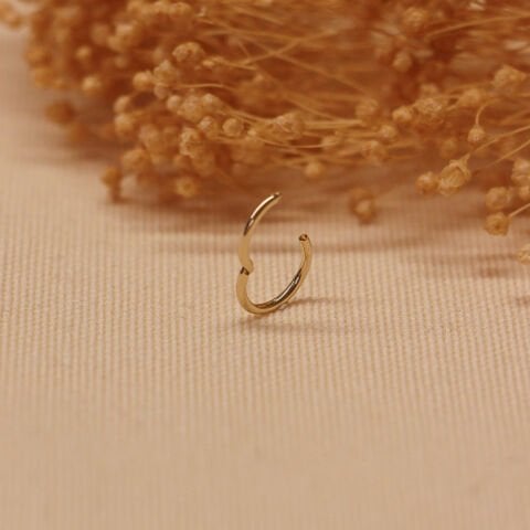 0.6 Cm Düz Helix Piercing