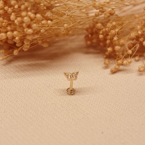 Kelebek Tragus Piercing