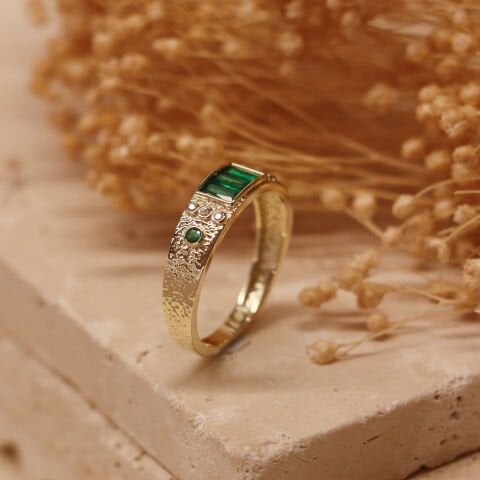 Assos Green Modern Yüzük