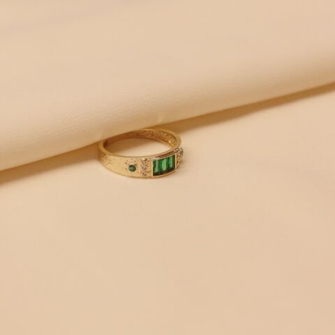 Assos Green Modern Yüzük