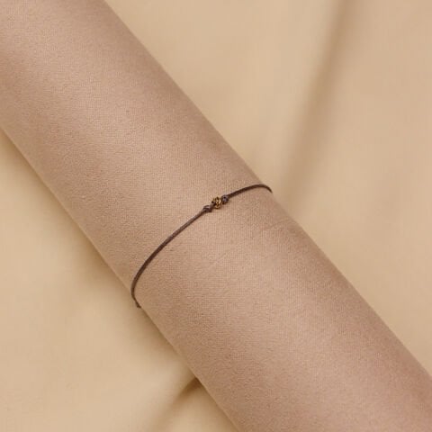 2 Mm Dorika Gri İpli Bileklik