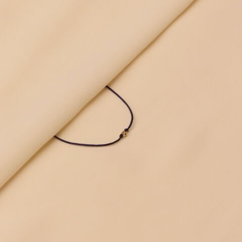 2 Mm Dorika Lacivert İpli Bileklik