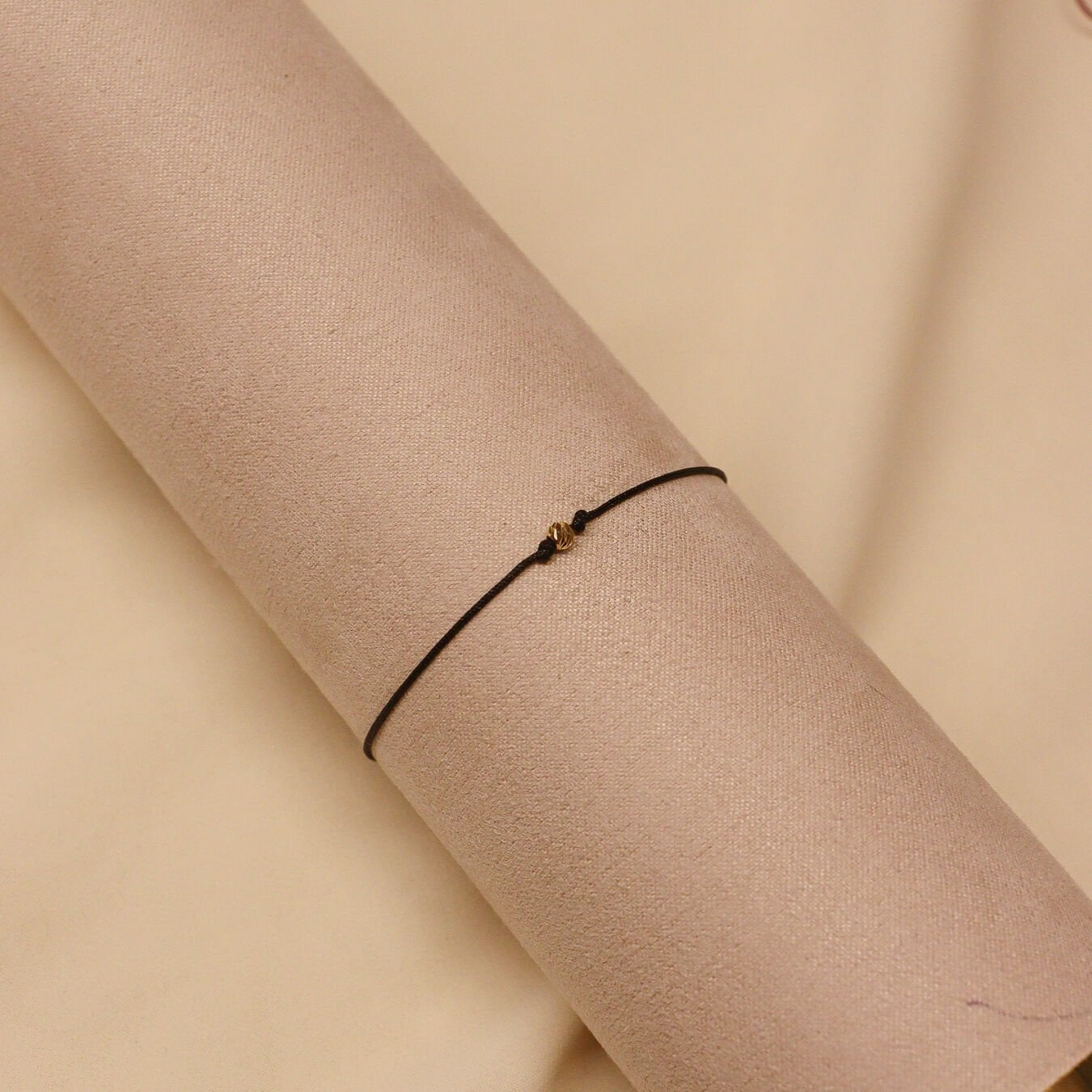 2 Mm Dorika Siyah İpli Bileklik