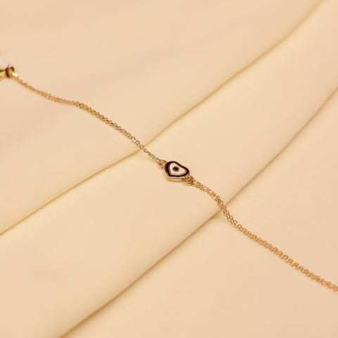 Mineli Kalp Minimal Bileklik