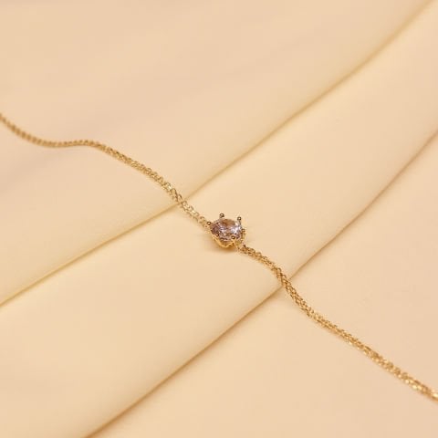 6 Tırnak Tektaş Minimal Bileklik