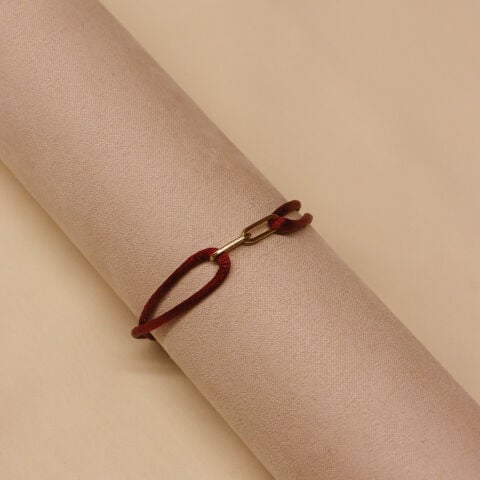 Bond Bordo İpli Bileklik