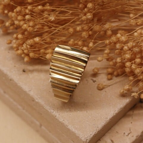 Bold Çizgi Modern Yüzük