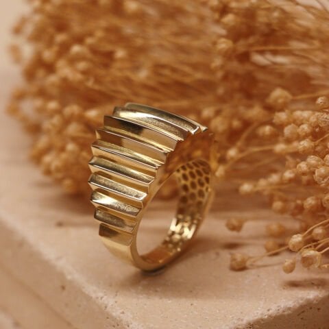 Bold Çizgi Modern Yüzük