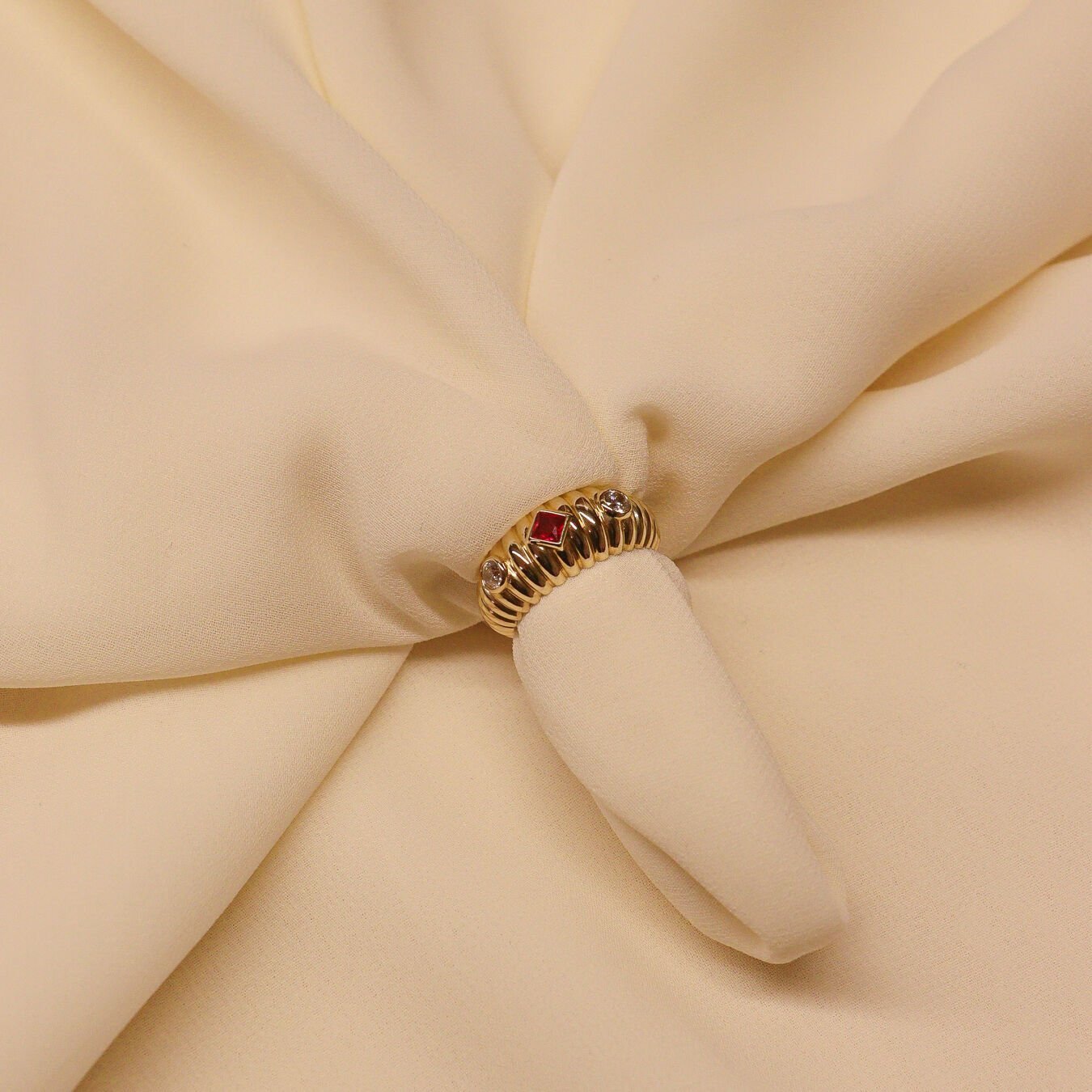 Bold Kruvasan Modern Yüzük