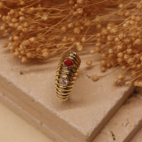 Bold Kruvasan Modern Yüzük