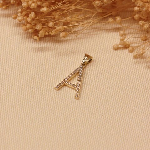 Type 5 Harf Minimal Kolye Ucu