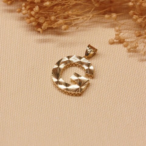 Type 2 Harf Minimal Kolye Ucu