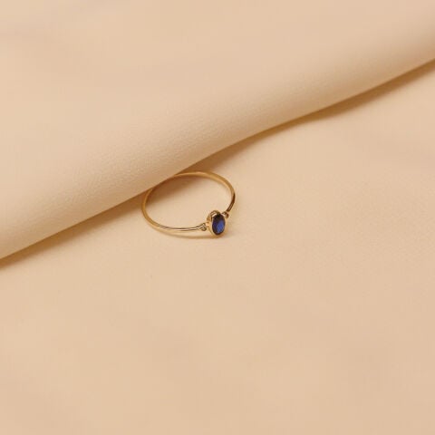 Safir Minimal Yüzük
