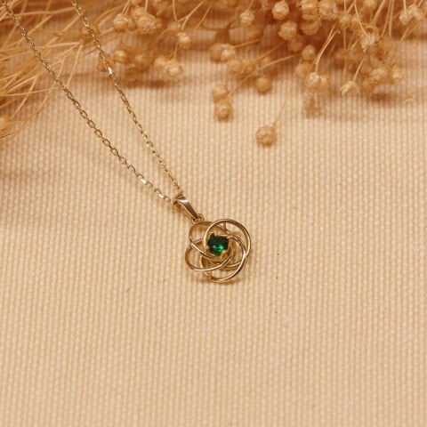 Green Dream Minimal Kolye