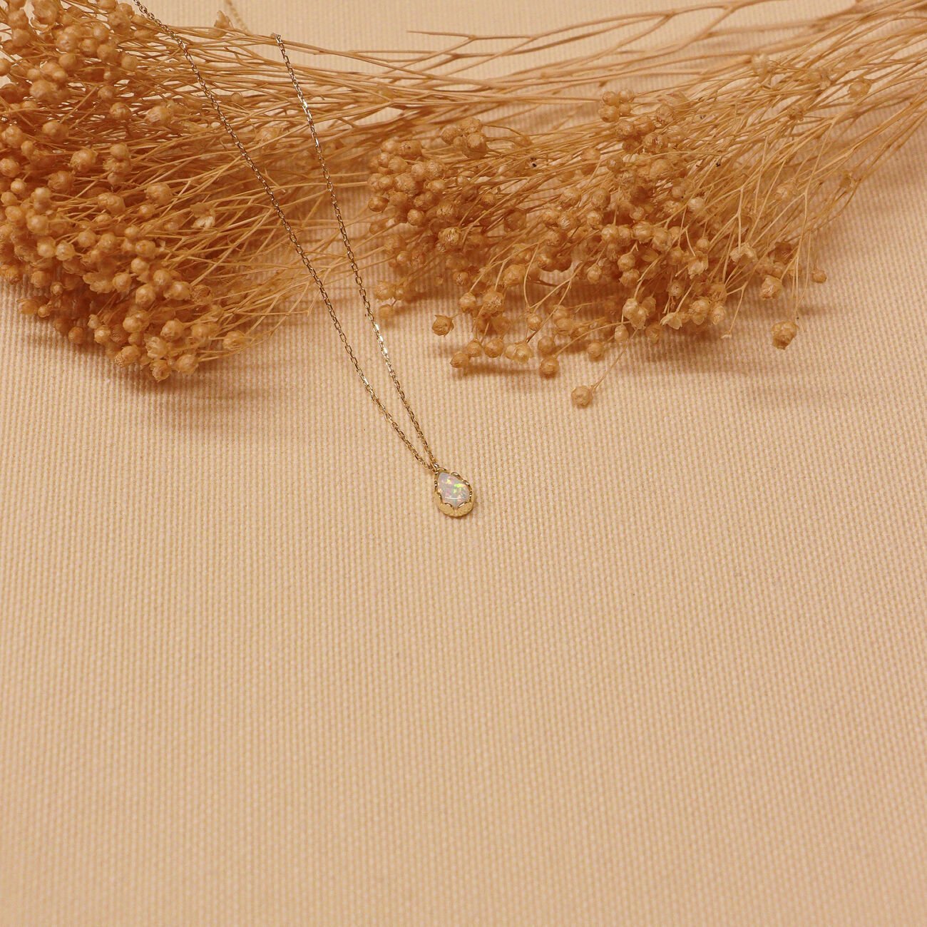 Opal Damla Minimal Kolye