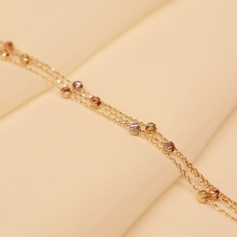 Üç Sıra Zincirli Dorika Bileklik