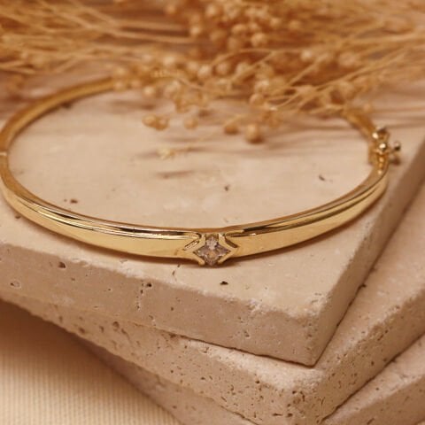 Seyra Taşlı Modern Kelepçe