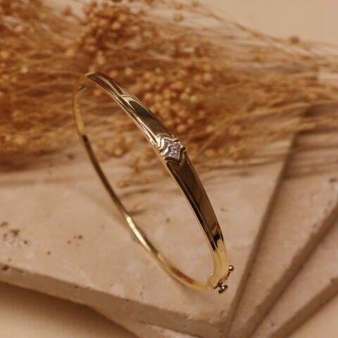 Seyra Taşlı Modern Kelepçe