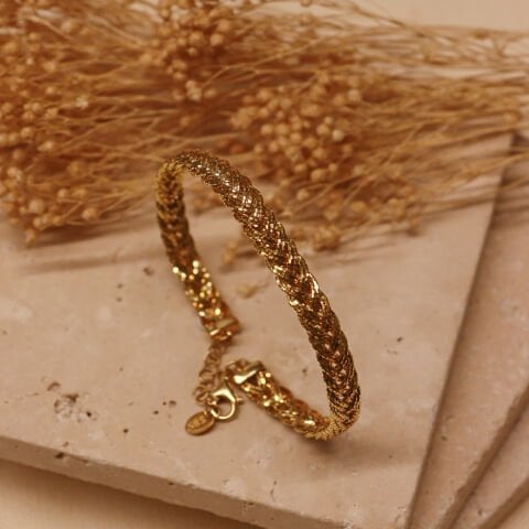 Örme Zincir Modern Kelepçe