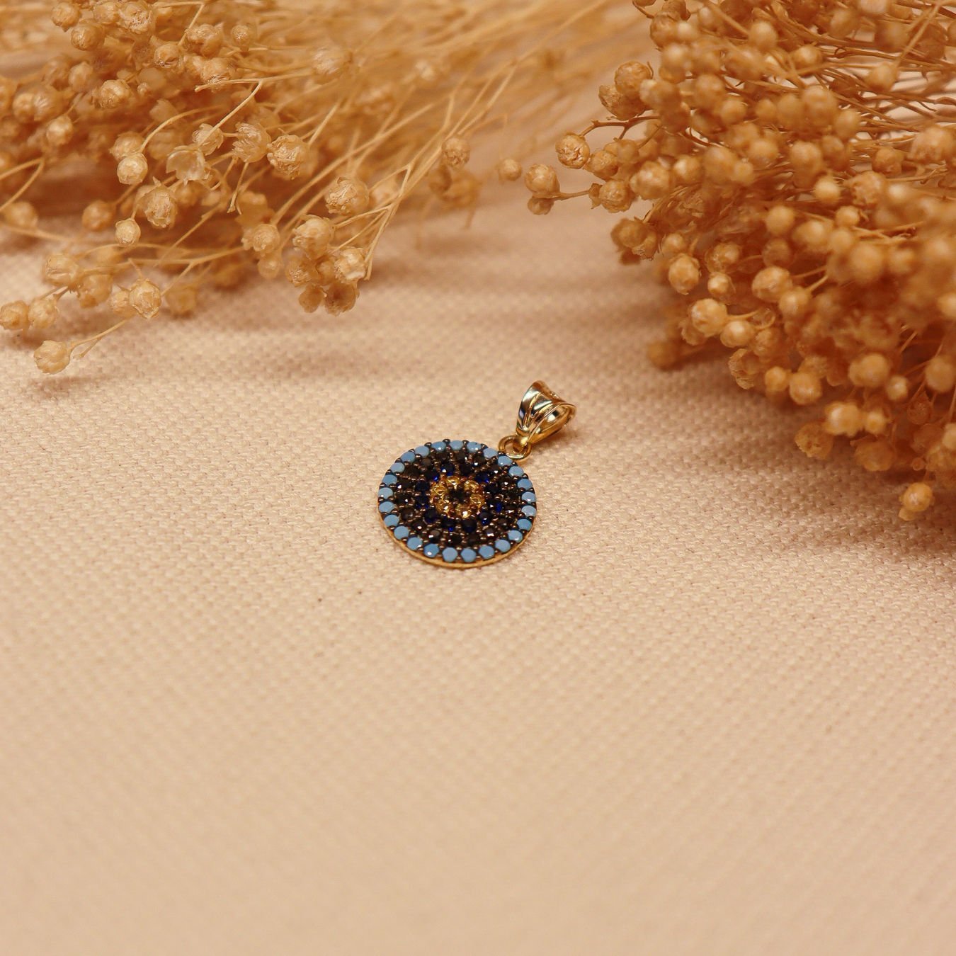 Sosyete Göz Minimal Kolye Ucu