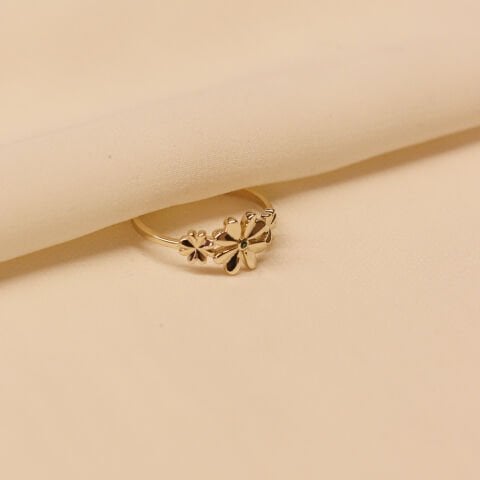 Çiçek Minimal Yüzük