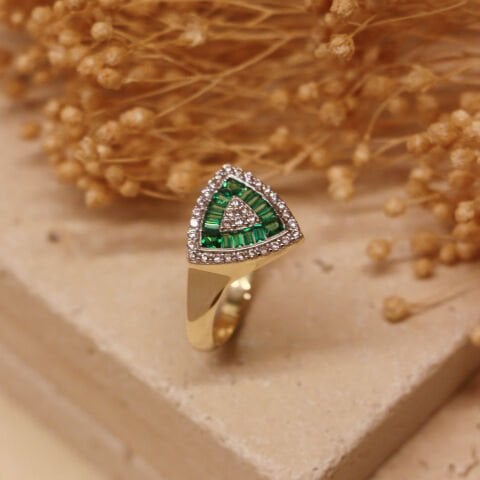 Green Desert Modern Yüzük