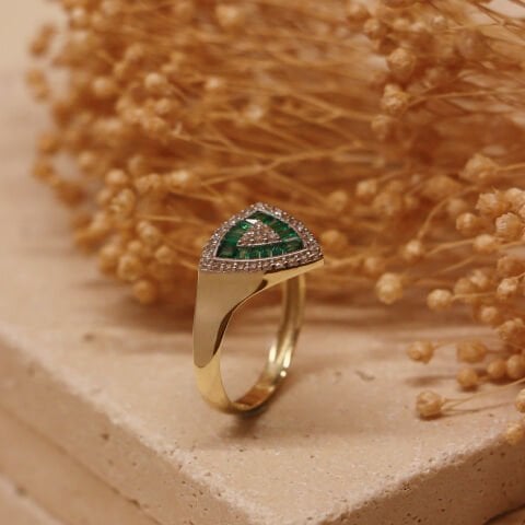 Green Desert Modern Yüzük