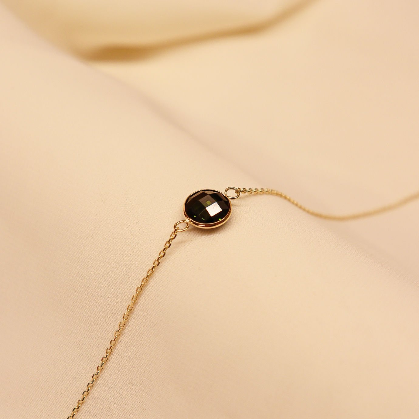 Yeşim Sıvama Taşlı Modern Bileklik