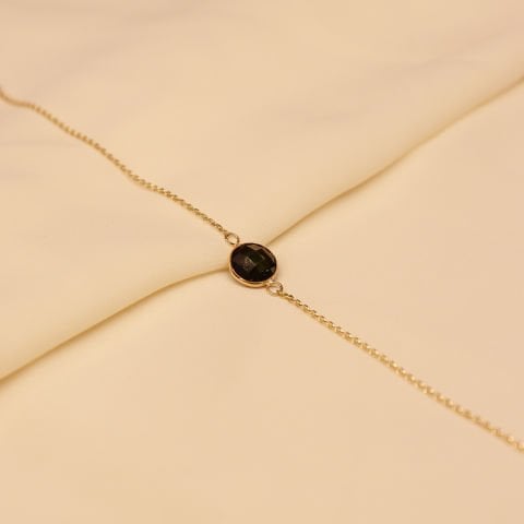 Yeşim Sıvama Taşlı Modern Bileklik