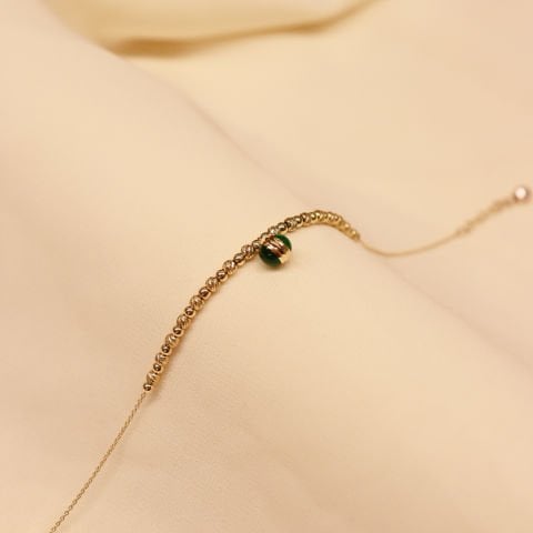 Yeşil Gözlü Dorika Modern Bileklik