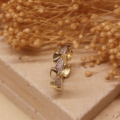 Üçgen Tasarım Modern Yüzük